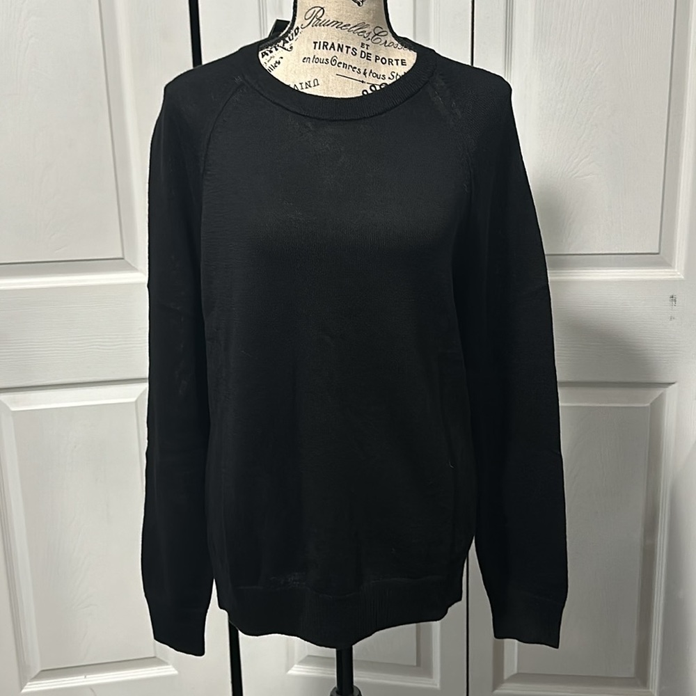 Banana Republic Black Merino Wool Men's Sweater